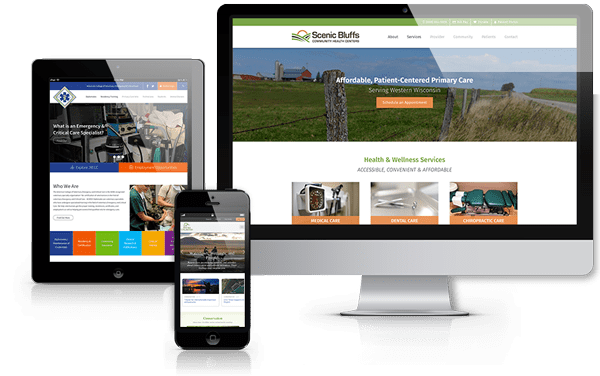 Examples of web design and development by IowaComputerGurus